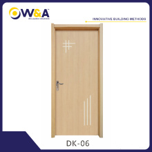 Eco-Friendly Wood Plastic Composite WPC Interior Wooden Door Manufacturer